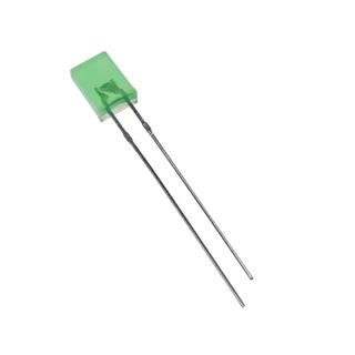 ال ای دی کتابی سبز 2×5×7 میلی متر پایهدار | LED Green Through Hole